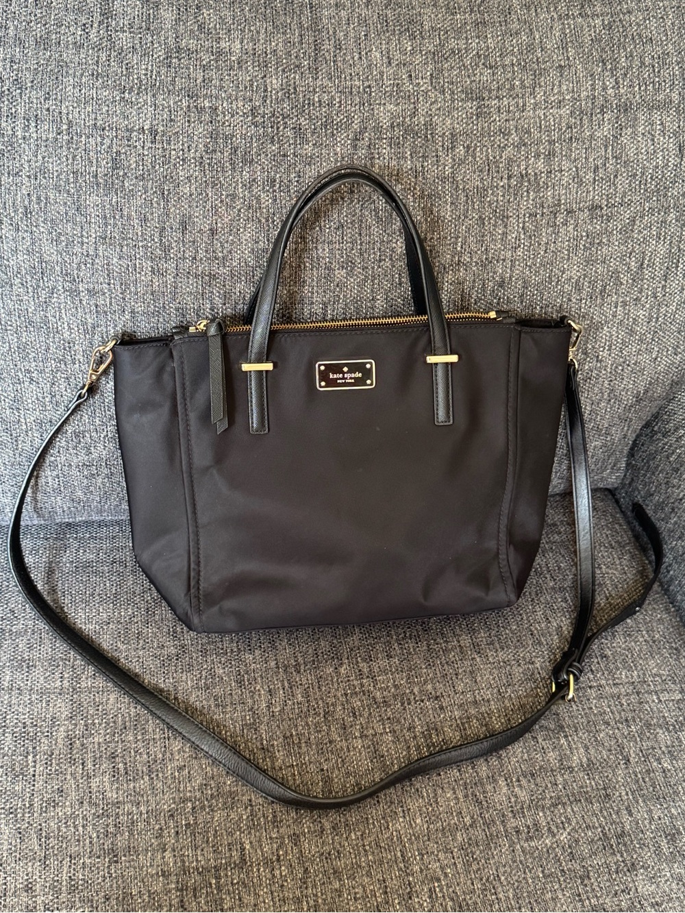 Kate Spade New York Alyse Wilson Road Satchel Nylon & Gold Tone Hardware